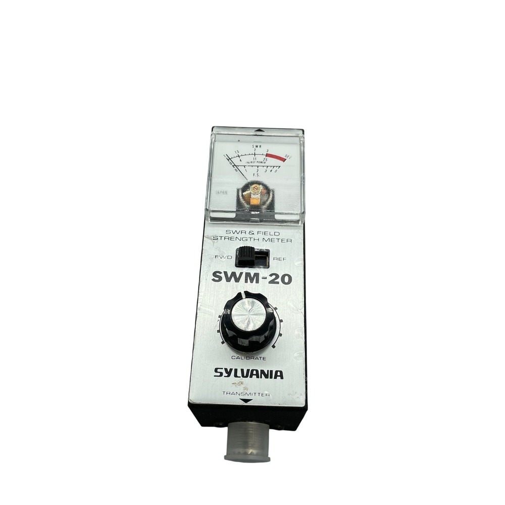 Sylvania SWM-20 SWR Field‎ Strength Meter Vintage Radio Transmitter Tester Japan